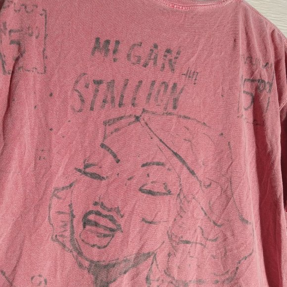 Megan Thee Stallion Hip Hop Rap Graphic Double Sided Comfort Colors T-shirt Size - Picture 5 of 7